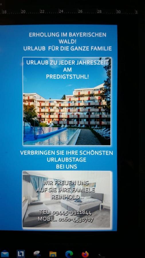 Ferienwohnung Reinhold im Predigtstuhl Resort Sankt Englmar Exterior foto